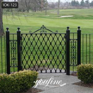  » Cheap Modern House Wrought Iron Main Gates Fence Designs for Sale IOK-123