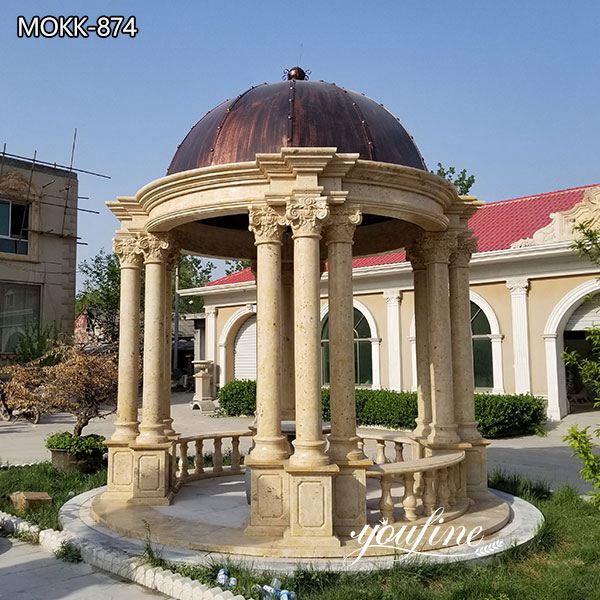  » Gorgeous Marble Gazebo for Outdoor Decor for Sale MOKK-874 Featured Image