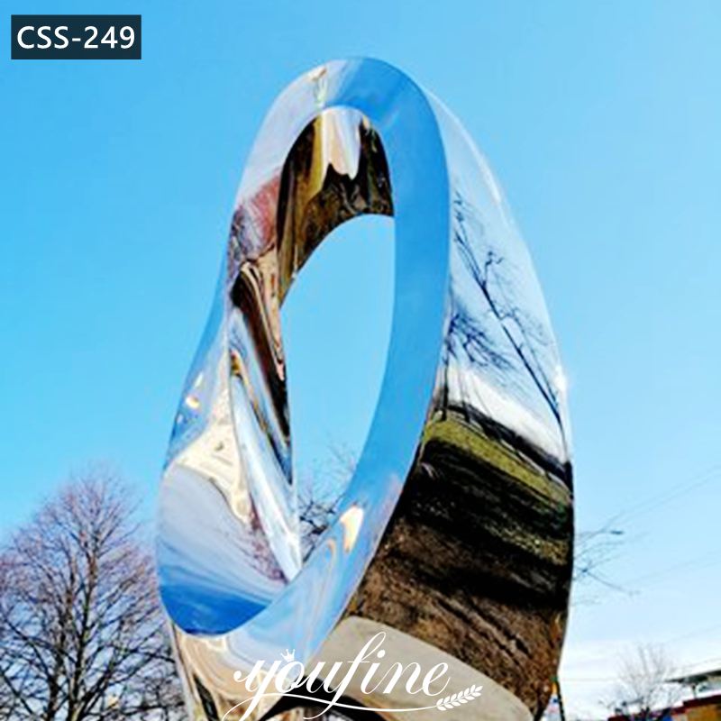  » Outdoor Large Double Möbius Strip Stainless Steel Sculpture for Sale CSS-249 Featured Image