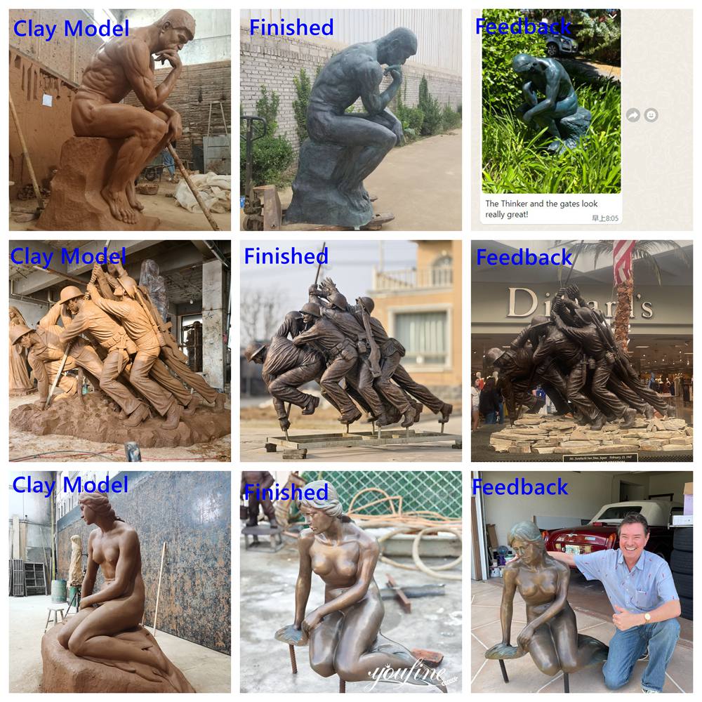 famous bronze sculpture replicas