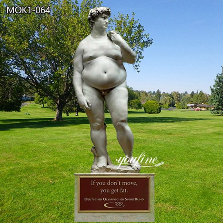 fat david statue