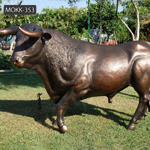 » Bronze garden decor famous life size bull statue for sale BOKK-353