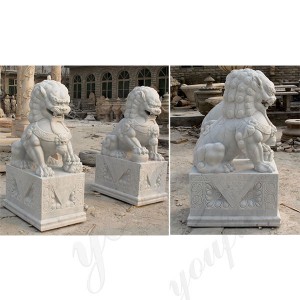 » Marble Lion Statue Lion Statues for Front Portch Lion Statue for Home MOKK-121