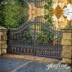 Garden Wrought Iron Gate for House Decor for Sale IOK-194