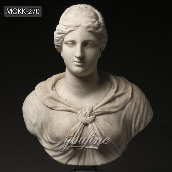 Marble home decor greek roman goddess artemis diana bust head MOKK-270