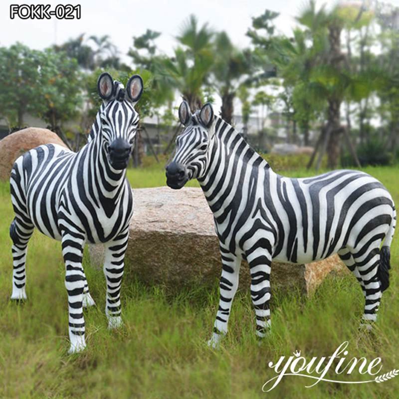 fiberglass zebra-YouFine Sculpture-01