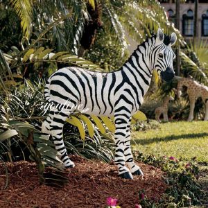  » Life Size Fiberglass Zebra Sculpture For Lawn FOKK-021