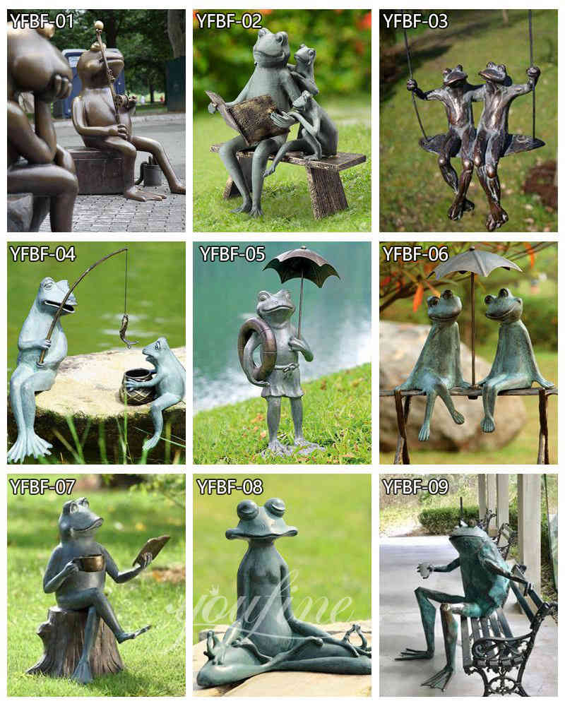 frog outdoor statue - YouFine Sculpture