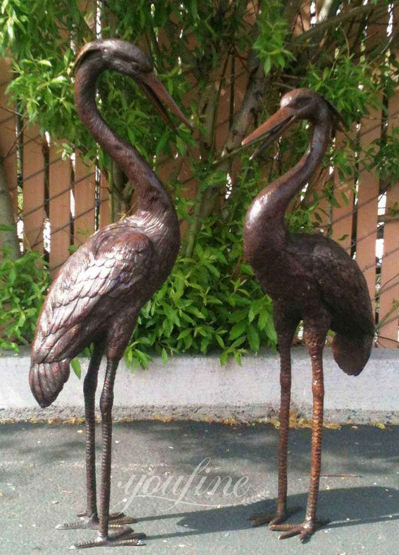 garden crane statue - YouFine Sculpture (1)