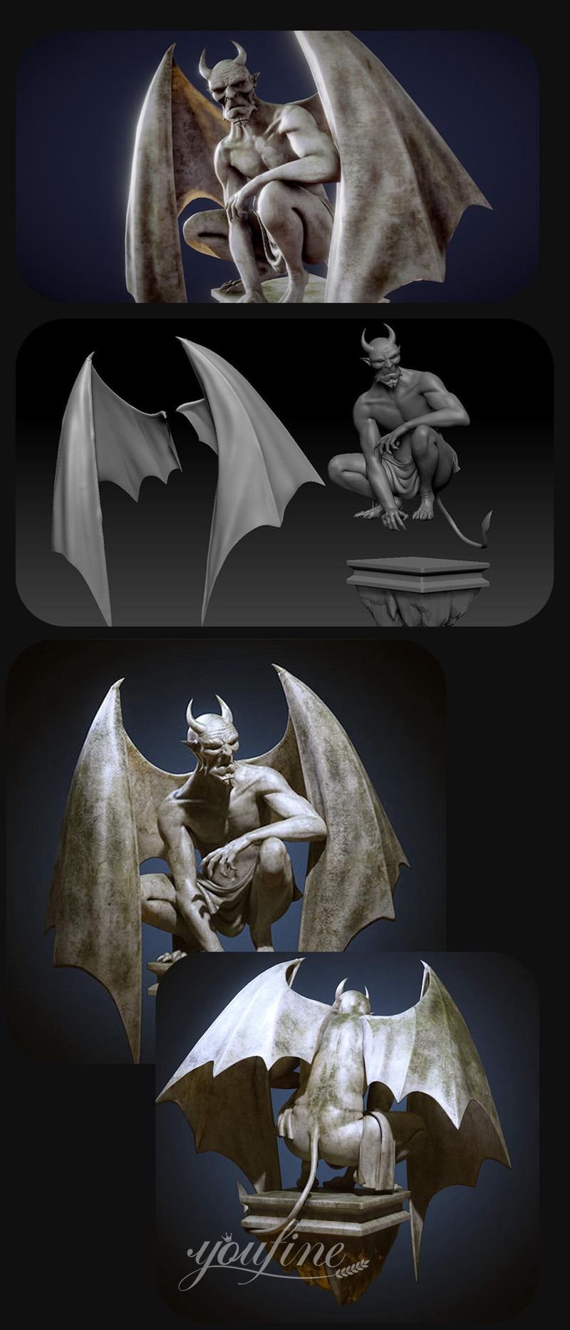 gargoyle garden ornaments