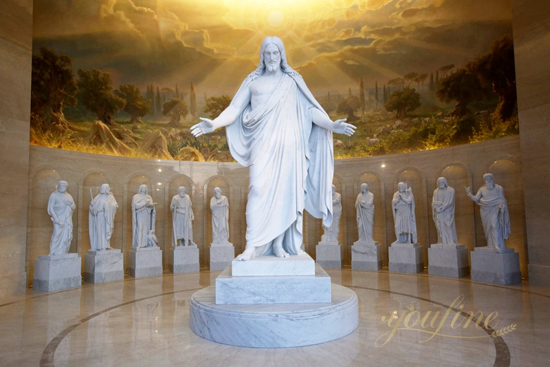 hand carved marble Jesus statue supplier