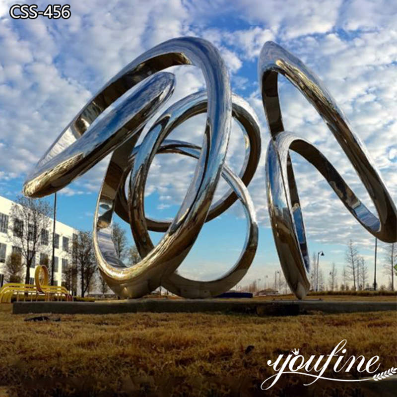  » Large Modern Abstract Metal Art Sculptures Triple Infinity CSS-456 Featured Image