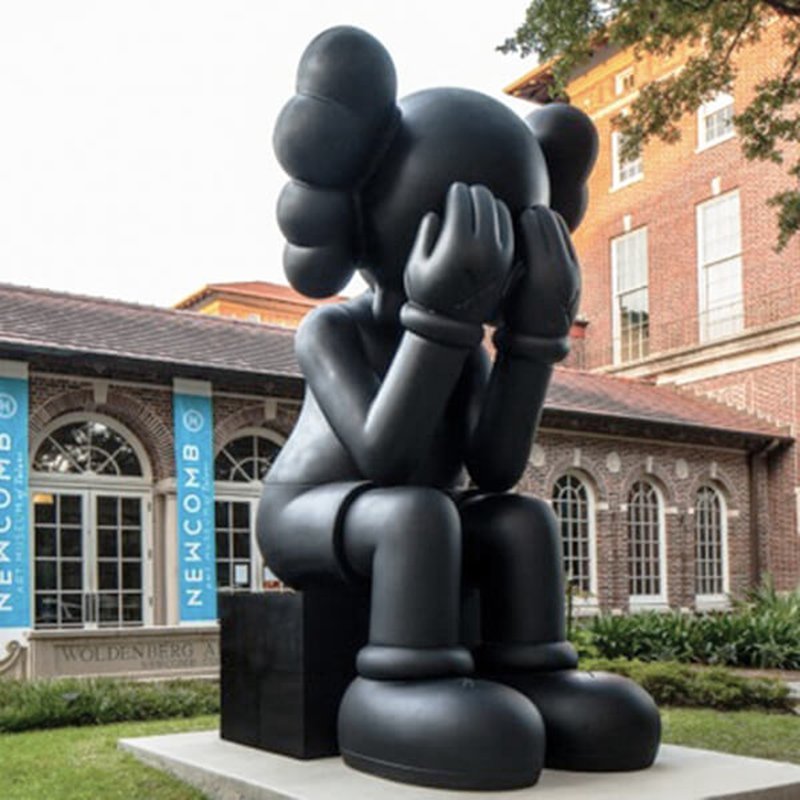 kaws black sculpture- YouFine Sculpture