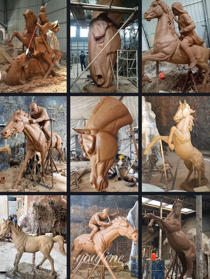 large bronze horse statues for sale - YouFine Sculpture