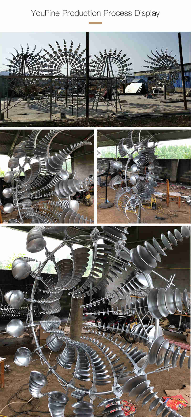 large garden sculpture ideas kinetic wind sculptures 
