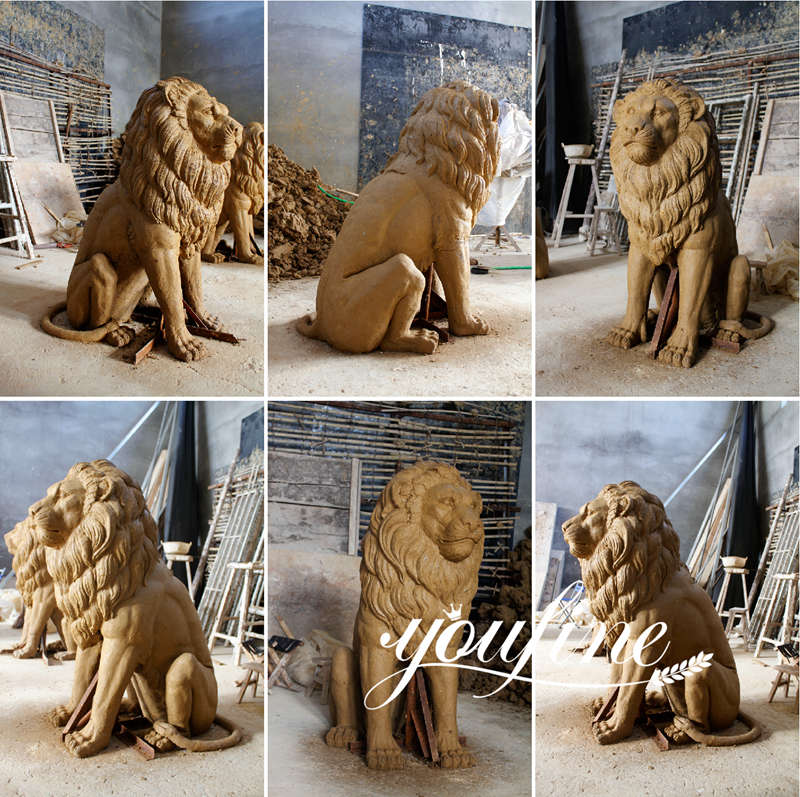 large lion garden statue -YouFine Sculpture