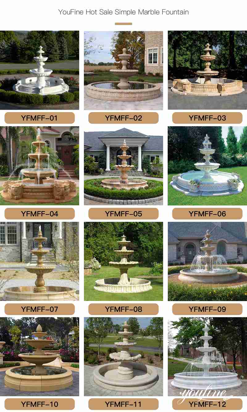 large marble fountain- YouFine Sculpture (1)