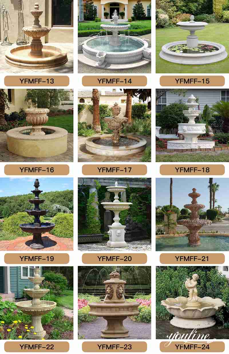 large marble fountain- YouFine Sculpture (2)