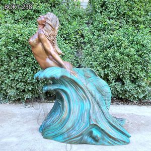  » Custom Life Size Bronze Mermaid Statue for Sale BOK1-238