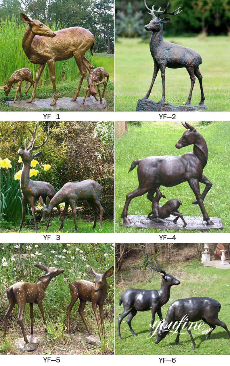 life size deer sculpture -YouFine Sculpture