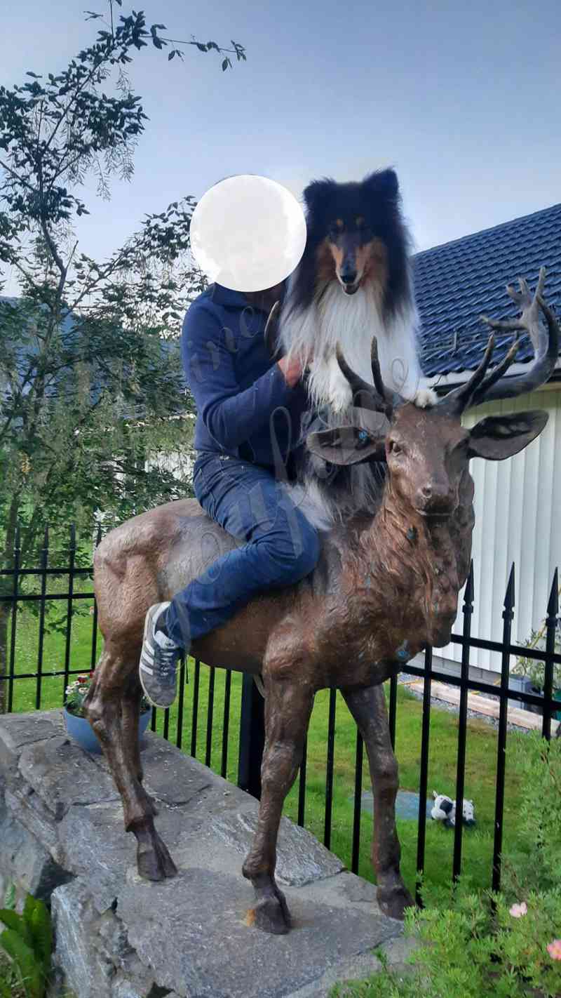 life size elk statue FEEDBACK - YouFine Sculptures (3)