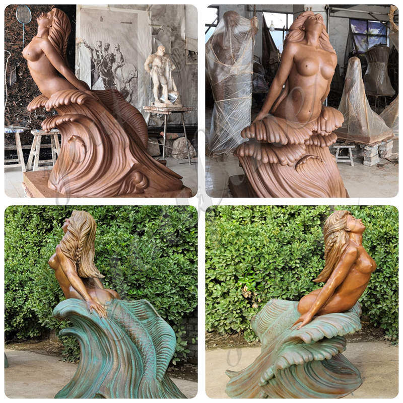 life size mermaid statue for sale -YouFine Sculpture