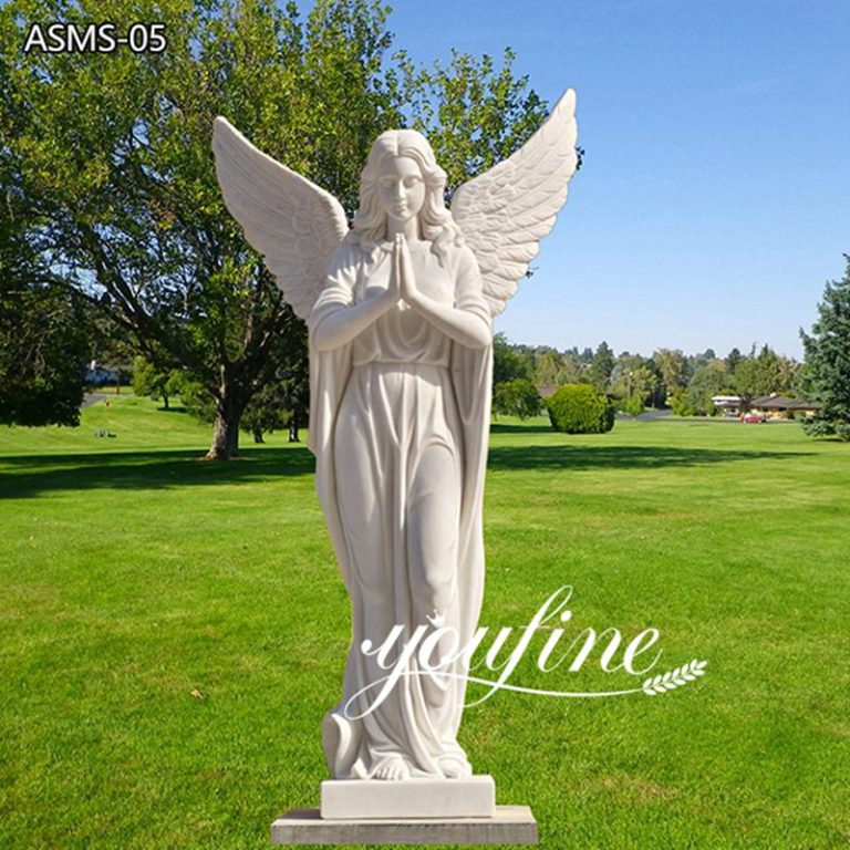 life size standing angel statue