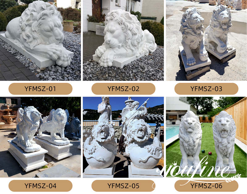 lion sculpture outdoor -YouFine Sculpture