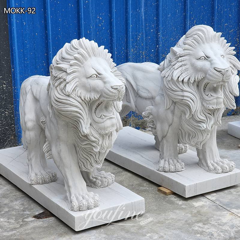 lion statue for home lion statues for front porch MOKK-92 - YouFine Sculpture