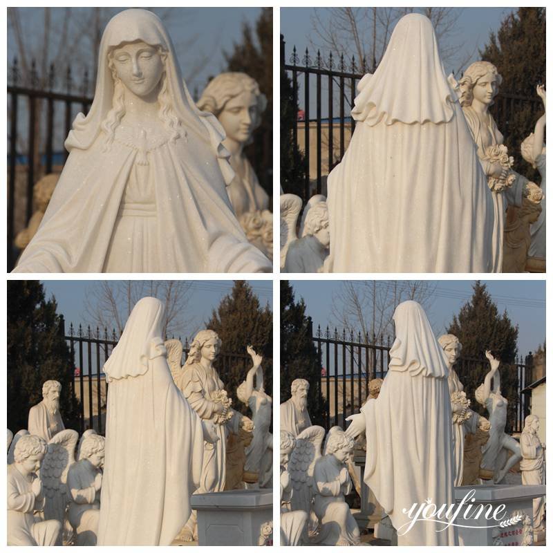 marble Virgin Mary statue - YouFine Sculpture (2)