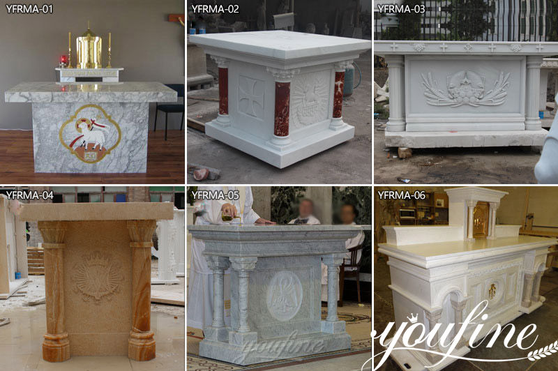 marble altar table -YouFine Sculpture