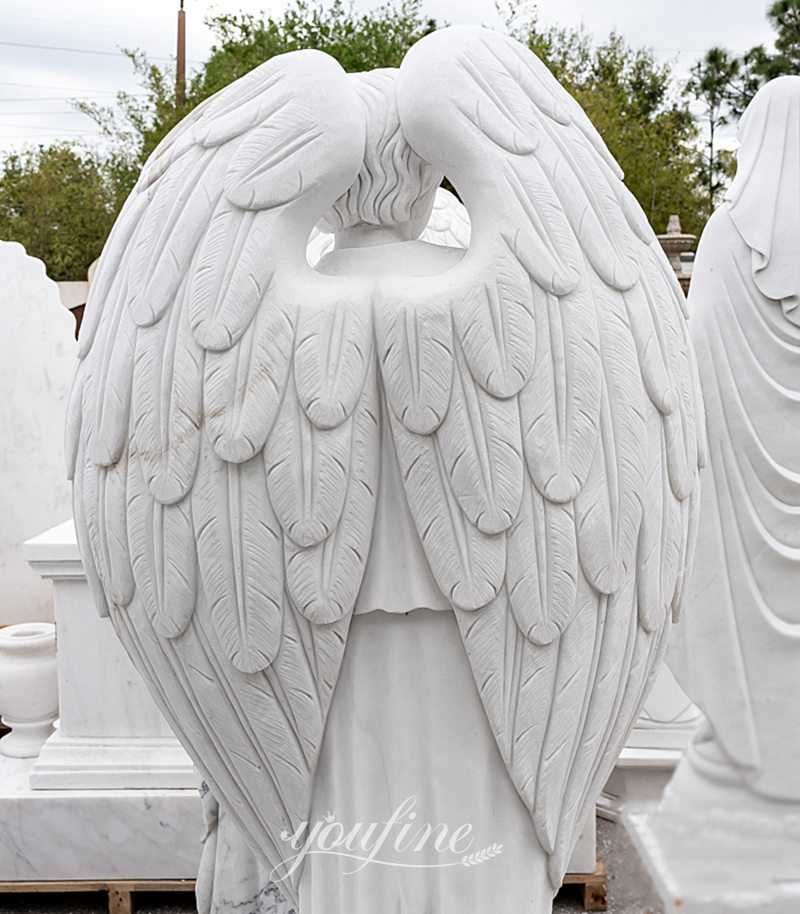 marble angel sculpture - YouFine Sculpture