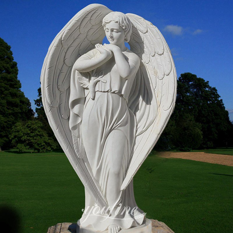 marble angel sculpture - YouFine Sculpture