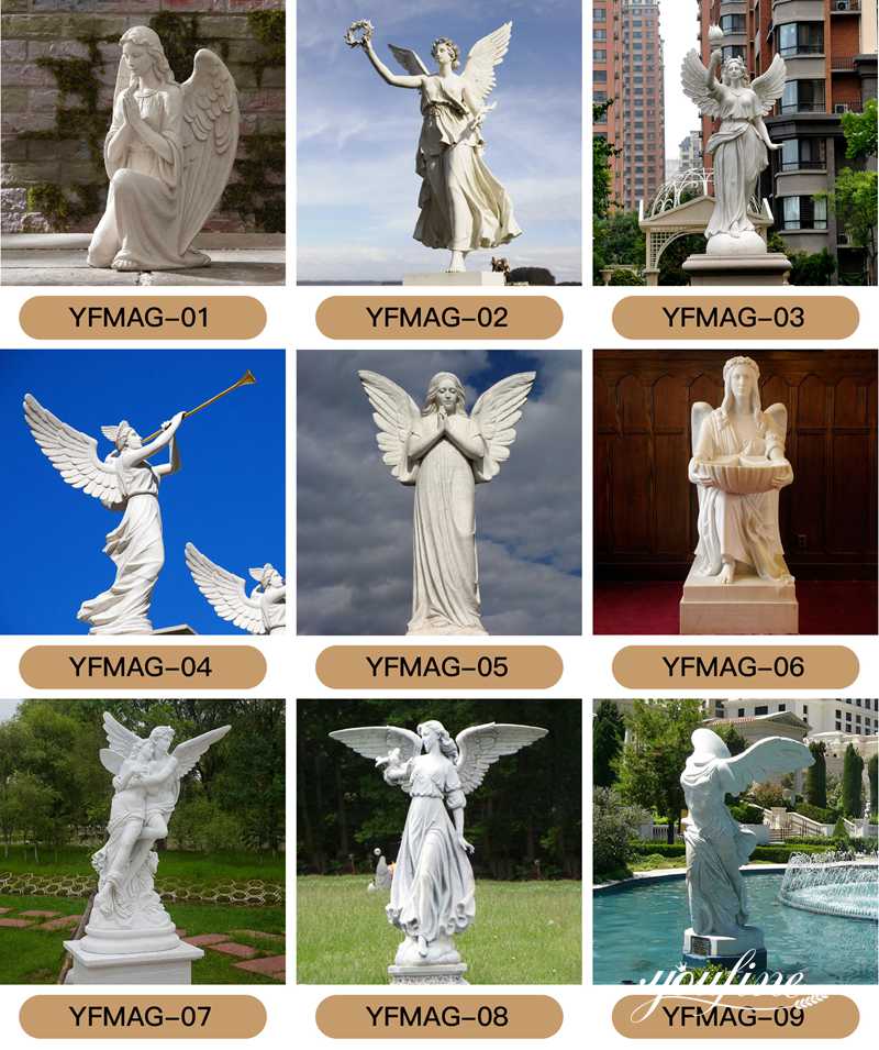 marble angel statue- YouFine Sculpture (1)
