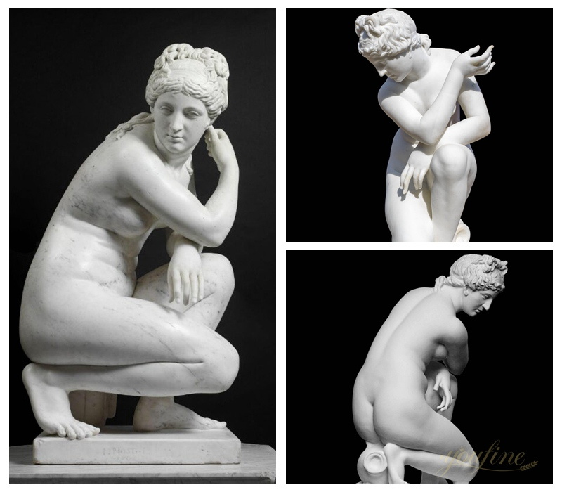 marble aphrodite statue - Crouching Venus (4)