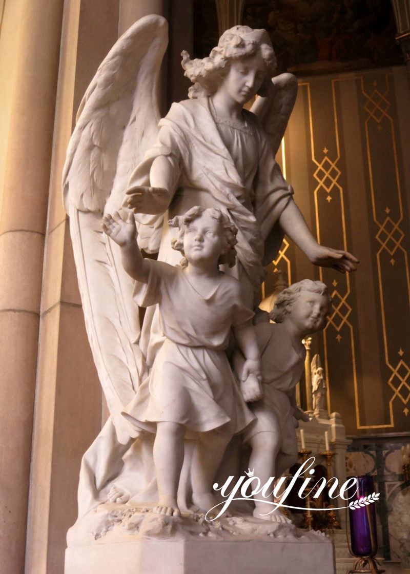 marble catholic angel statue for sale