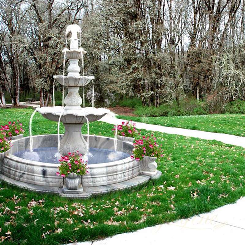 marble fountain for outdoor garden