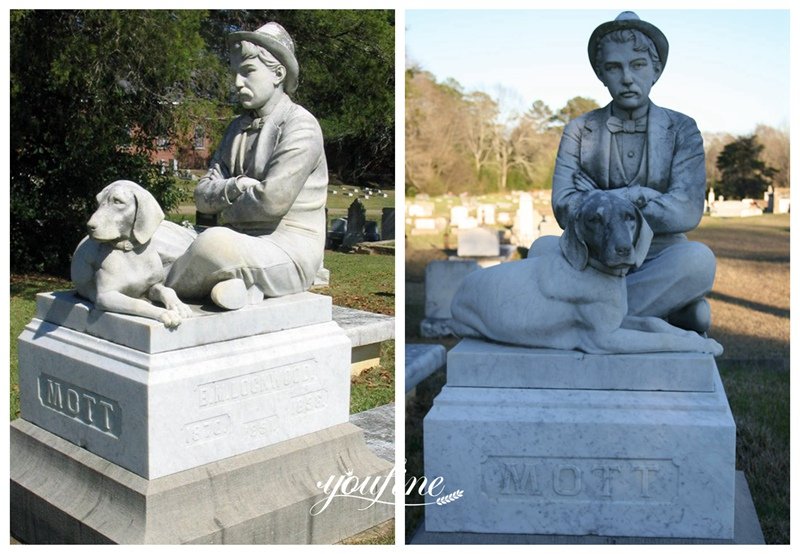 marble headstone details