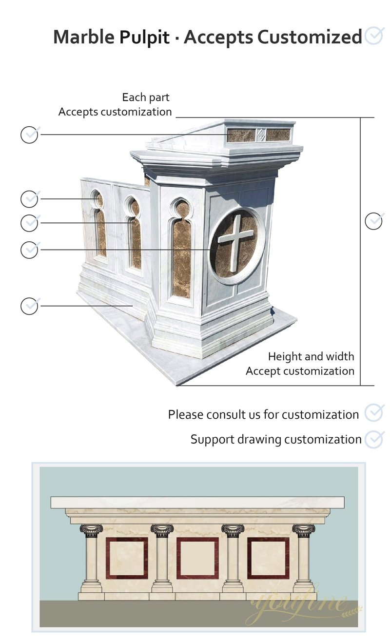 marble pulpit for sale