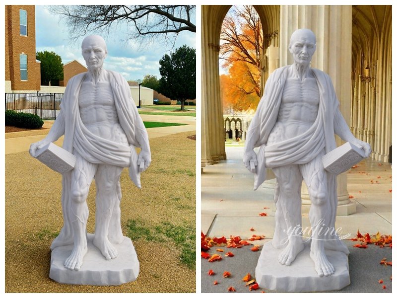 marble st bartholomew flayed statue application scenes