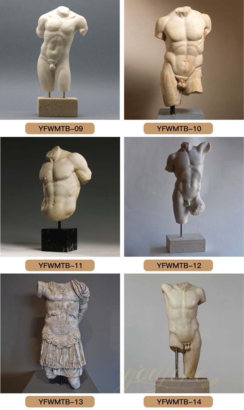 marble torso sculpture