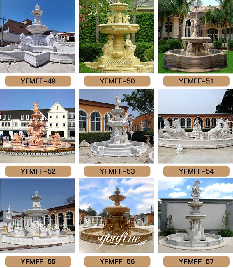 marble water fountain - YouFine Sculpture