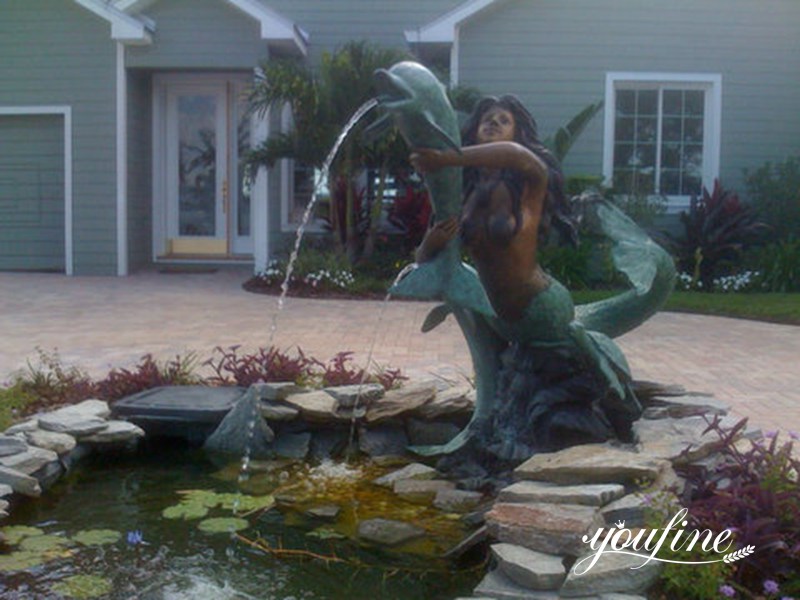 mermaid statue decor - YouFine Sculpture (1)