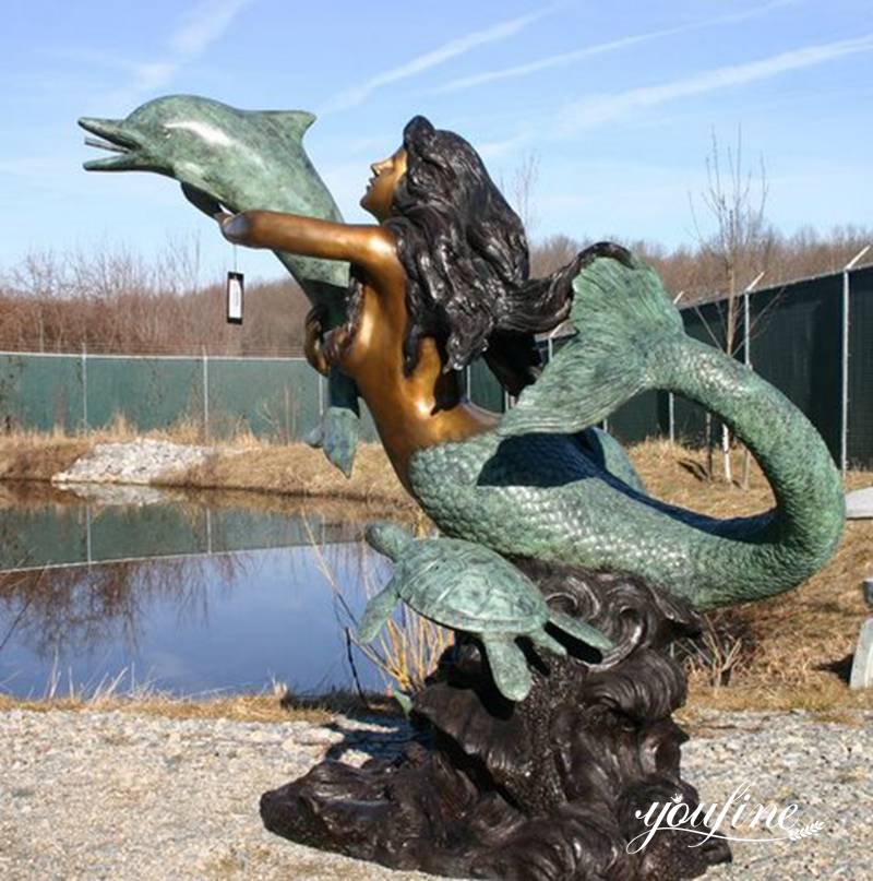 mermaid statue decor - YouFine Sculpture (2)