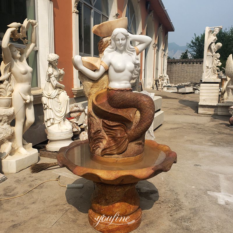 mermaid statue fountain - YouFine Sculpture (1)