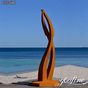 Manufacturer Abstract Metal Art Sculpture for Outdoor Decor CSS-680