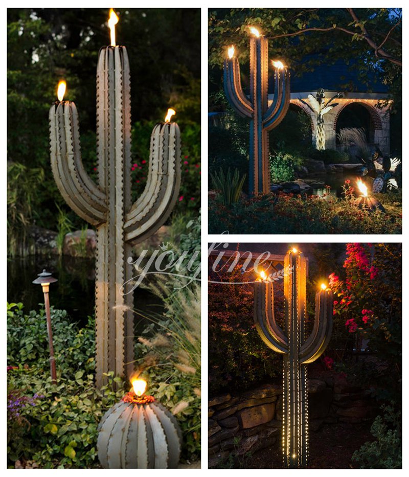 metal cactus with lights (2)