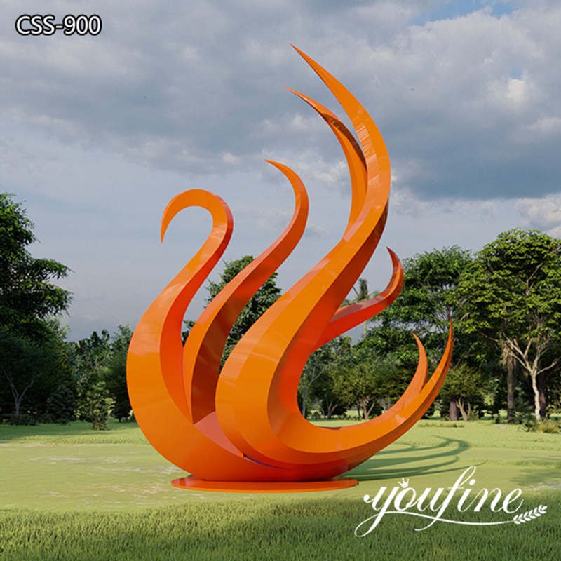 metal swan sculpture-YouFine Sculpture3