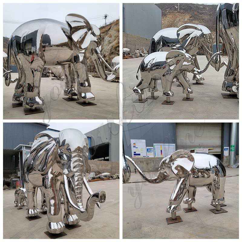 modern elephant sculpture - YouFine Sculpture (1)
