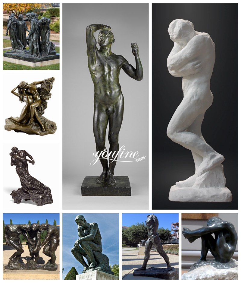 more Rodin famous sculptures